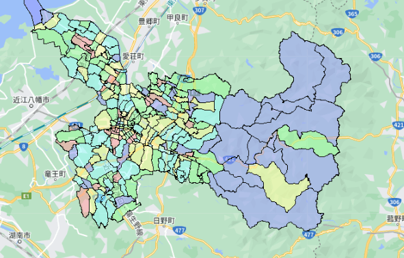 東近江市でのポスティングに役立つ人口・世帯数データ