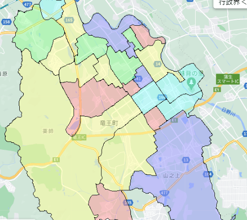 滋賀県竜王町の人口及び世帯数｜ポスティングのフィールド