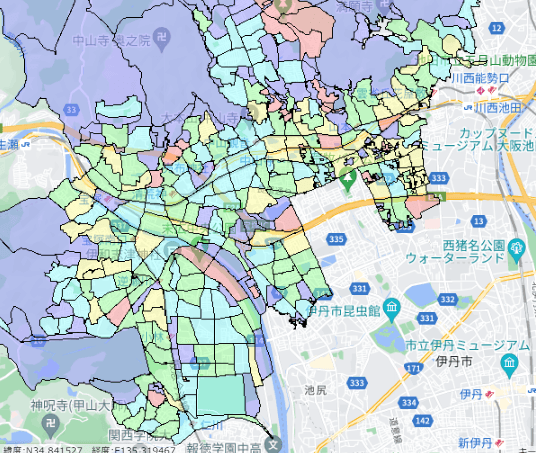 兵庫県宝塚市の人口及び世帯数｜ポスティングのフィールド