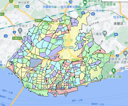 神戸市垂水区の人口・世帯数データ｜ポスティングのフィールド