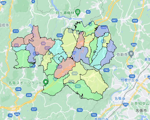山添村でのポスティングに役立つ人口・世帯数データ 山添村でのポスティングに役立つ人口・世帯数データ