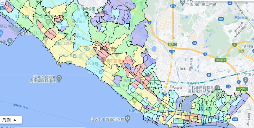 明石市でのポスティングに役立つ人口・世帯数データ
