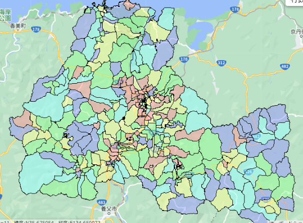 豊岡市でのポスティングに役立つ人口・世帯数データ 豊岡市でのポスティングに役立つ人口・世帯数データ
