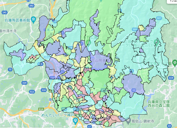 三田市でのポスティングに役立つ人口・世帯数データ 三田市でのポスティングに役立つ人口・世帯数データ