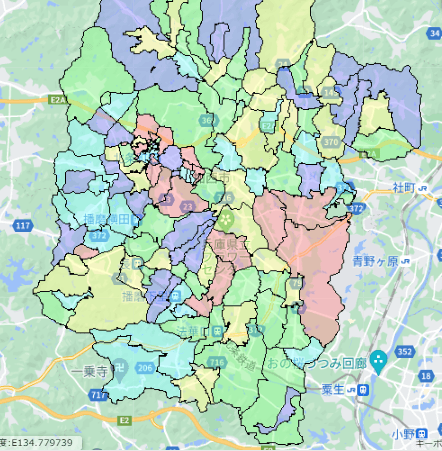 加西市でのポスティングに役立つ人口・世帯数データ 加西市でのポスティングに役立つ人口・世帯数データ