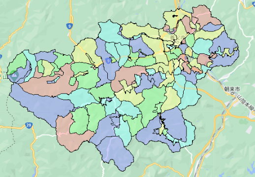 養父市でのポスティングに役立つ人口・世帯数データ 養父市でのポスティングに役立つ人口・世帯数データ