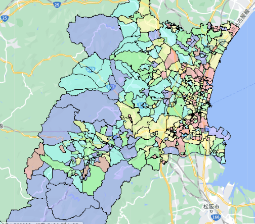 三重県津市でのポスティングに役立つ人口・世帯数データ
