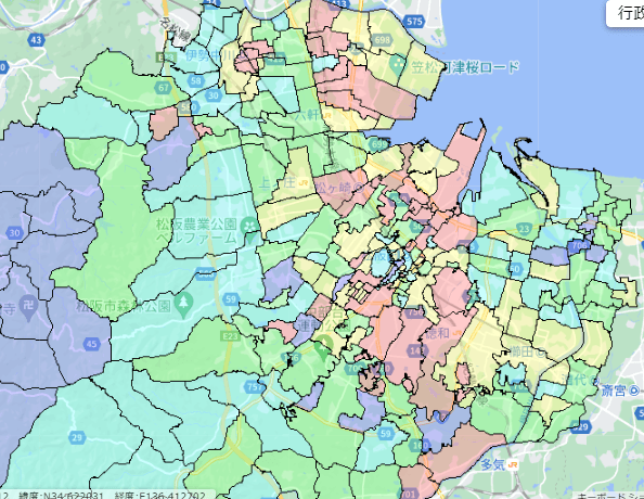 松阪市でのポスティングに役立つ人口・世帯数データ