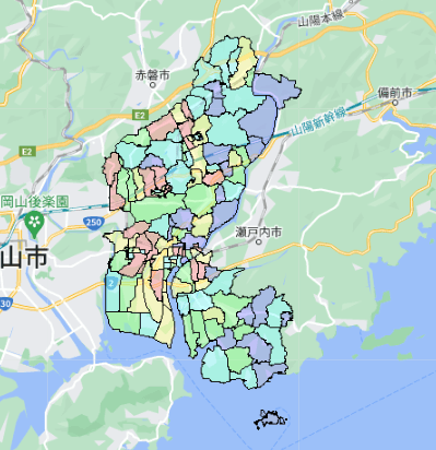 岡山市東区でのポスティングに役立つ人口・世帯数データ