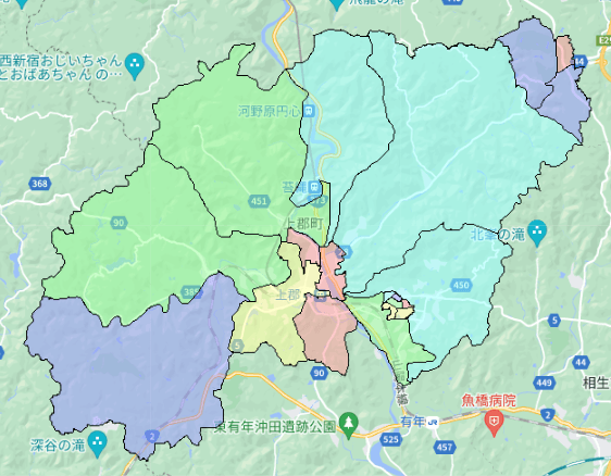 上郡町でのポスティングに役立つ人口・世帯数データ