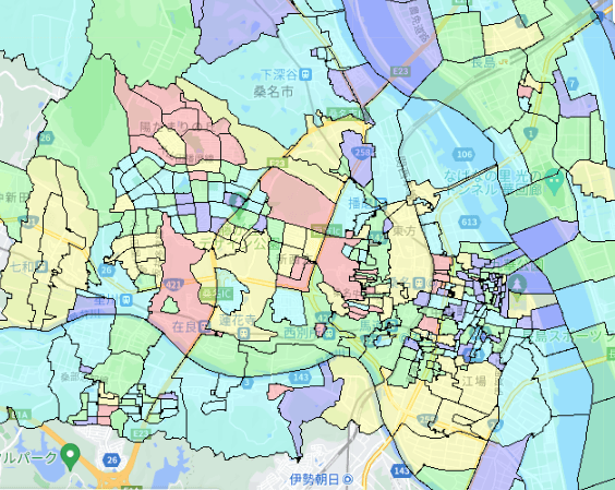 桑名市でのポスティングに役立つ人口・世帯数データ