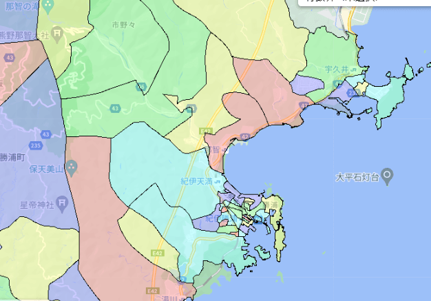 那智勝浦町でのポスティングに役立つ人口・世帯数データ