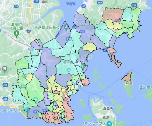 玉野市の人口及び世帯数｜ポスティングのフィールド