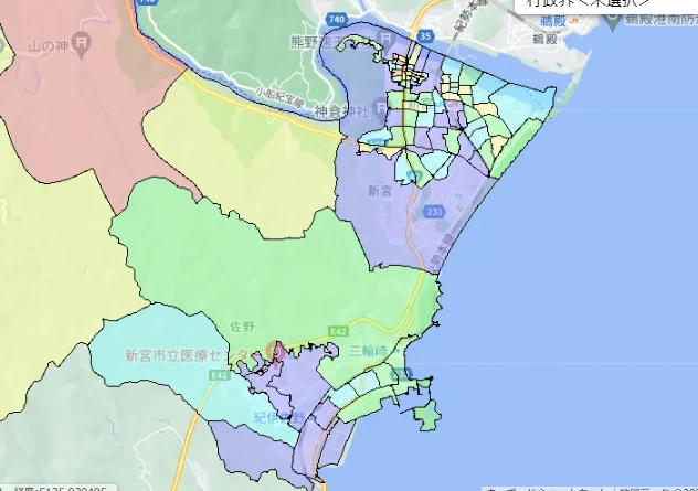 新宮市でのポスティングに役立つ人口・世帯数データ