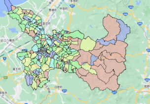 東近江市でのポスティングに役立つ人口・世帯数データ 東近江市でのポスティングに役立つ人口・世帯数データ