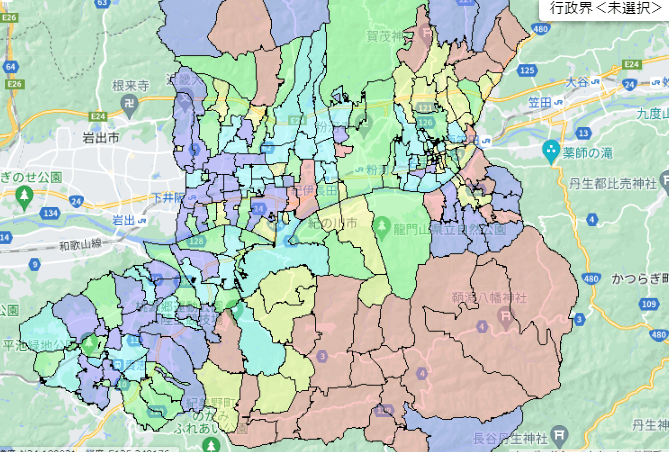 紀の川市でのポスティングに役立つ人口・世帯数データ