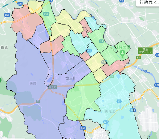 滋賀県竜王町の人口及び世帯数｜ポスティングのフィールド