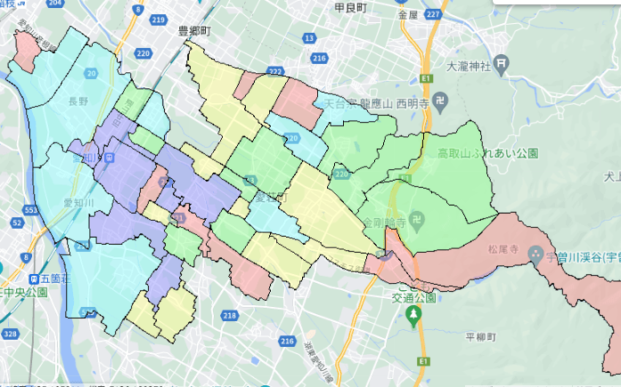 愛荘町でのポスティングに役立つ人口・世帯数データ