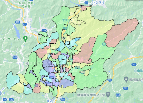 兵庫県西脇市の人口及び世帯数｜ポスティングのフィールド
