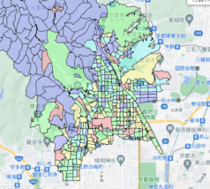 京都市北区でのポスティングに役立つ人口・世帯数データ