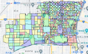 京都市下京区でのポスティングに役立つ人口・世帯数データ
