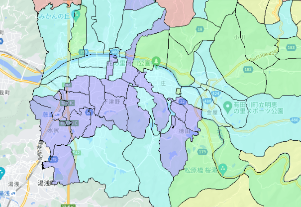 有田川町でのポスティングに役立つ人口・世帯数データ