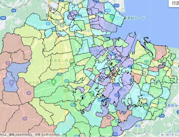 松阪市でのポスティングに役立つ人口・世帯数データ