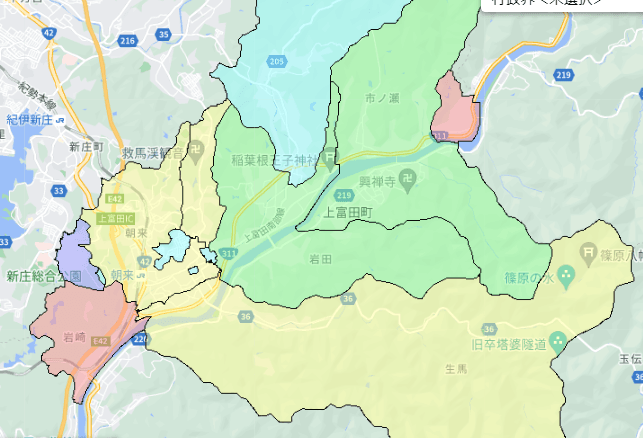 上富田町の人口及び世帯数｜ポスティングのフィールド