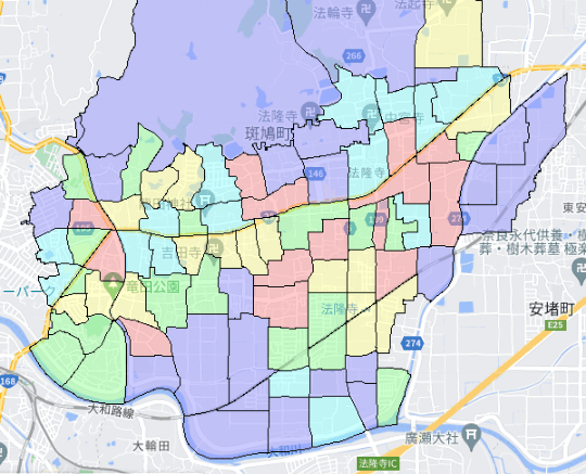 斑鳩町でのポスティングに役立つ人口・世帯数データ 斑鳩町でのポスティングに役立つ人口・世帯数データ