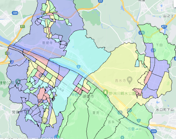 湖南市でのポスティングに役立つ人口・世帯数データ 湖南市でのポスティングに役立つ人口・世帯数データ